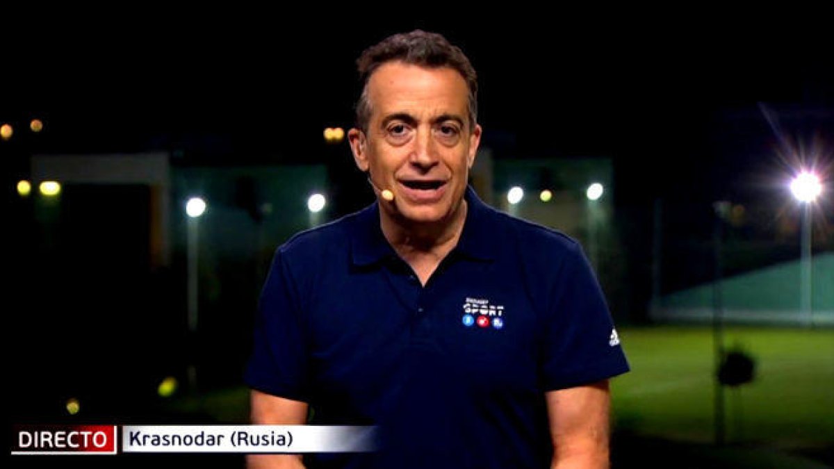 J.J. Santos en Rusia 2018.