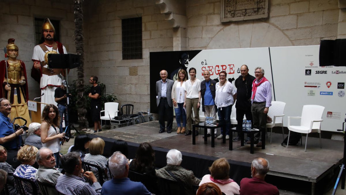 Un momento de la inauguración del tercer festival El Segre de Negre, ayer en el IEI.