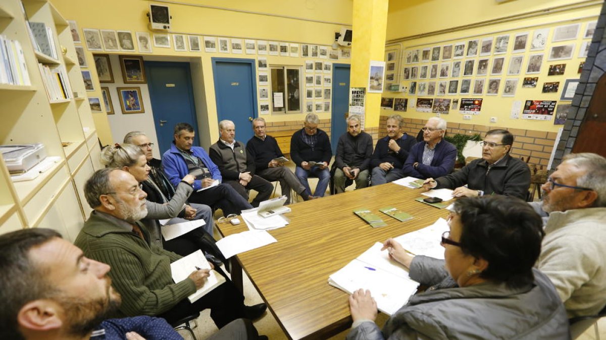 La reunió d’ahir de la comissió de Seguretat de l’Horta.