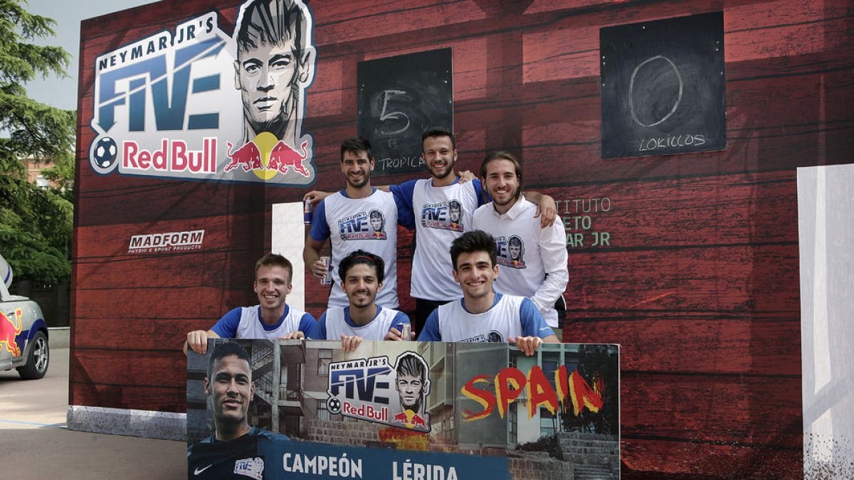 El equipo que representará a Lleida en la fase estatal de Madrid.