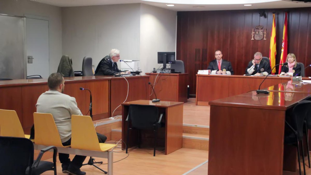 Vista del juicio celebrado al “falso amigo” en la Audiencia de Lleida, en mayo de 2017.