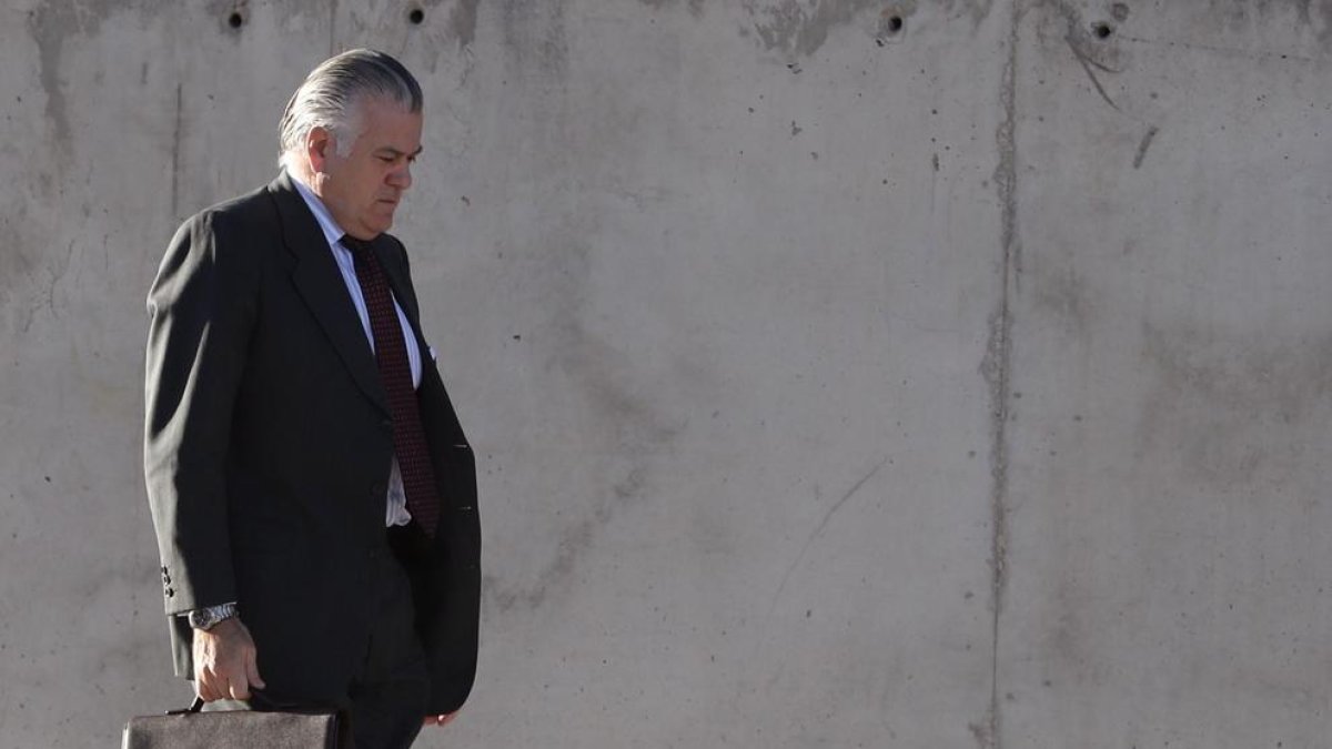 Luis Bárcenas, a l’arribar a l’Audiència Nacional.