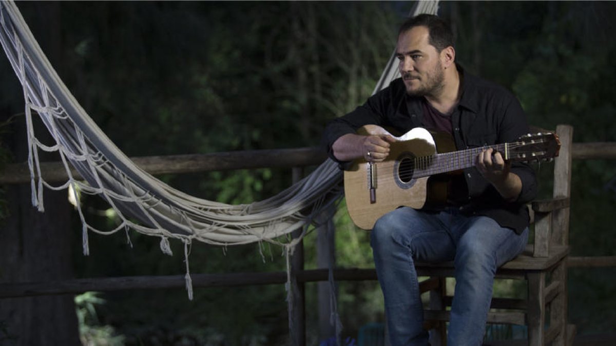 El cantant madrileny Ismael Serrano, en una actuació.