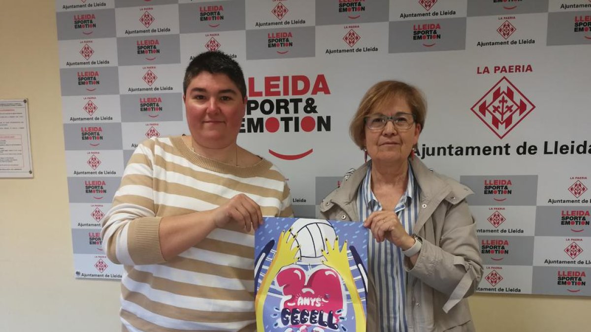 Montse Nadal i Montse Parra van presentar ahir els actes.