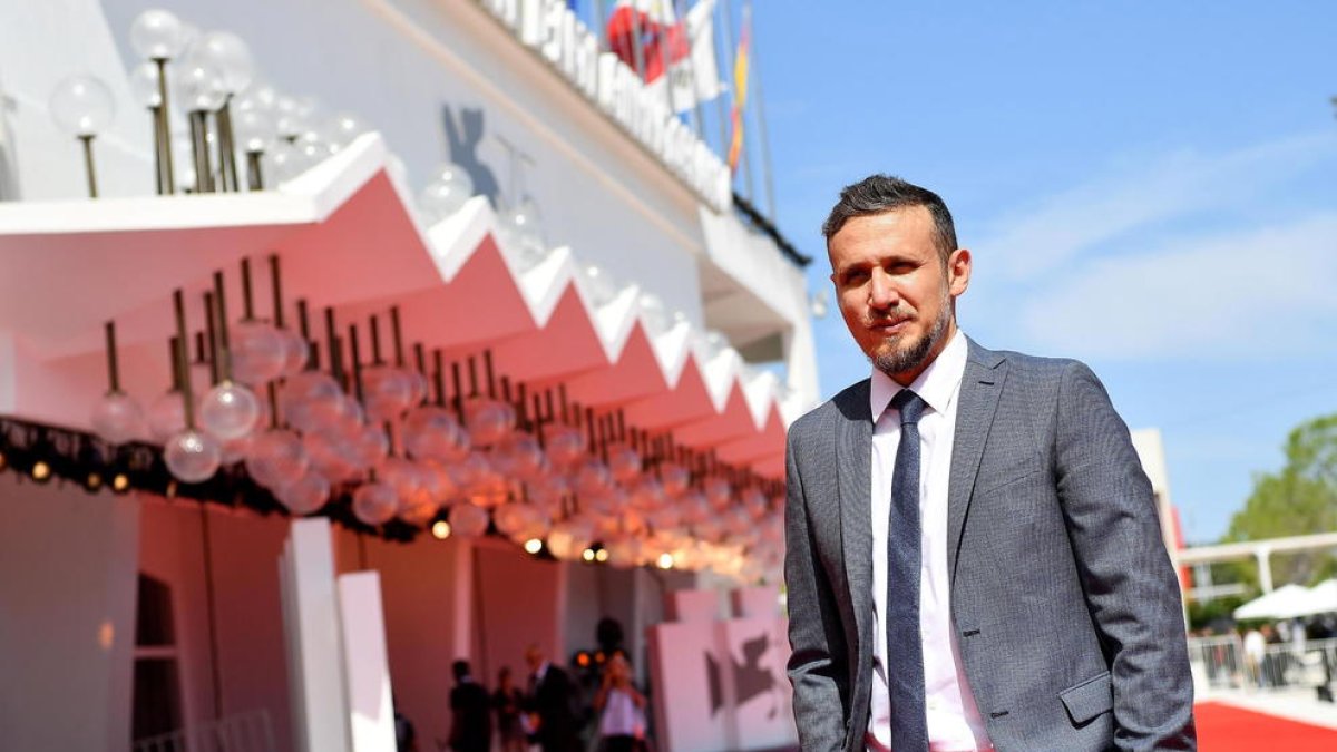 El realizador italiano Roberto Minervini en el festival de Venecia.