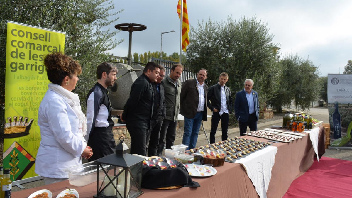 Imatge de la presentació de la Mostra Gastronòmica de les Garrigues ahir a les Borges Blanques.