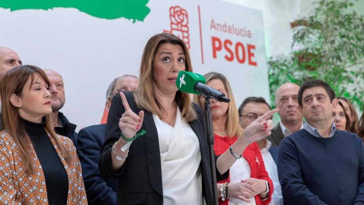 El PSOE obre la porta a la dimissió de Susana Díaz