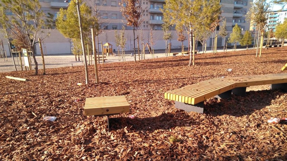 Incivismo en el bosque urbano de Balàfia, estrenado en diciembre