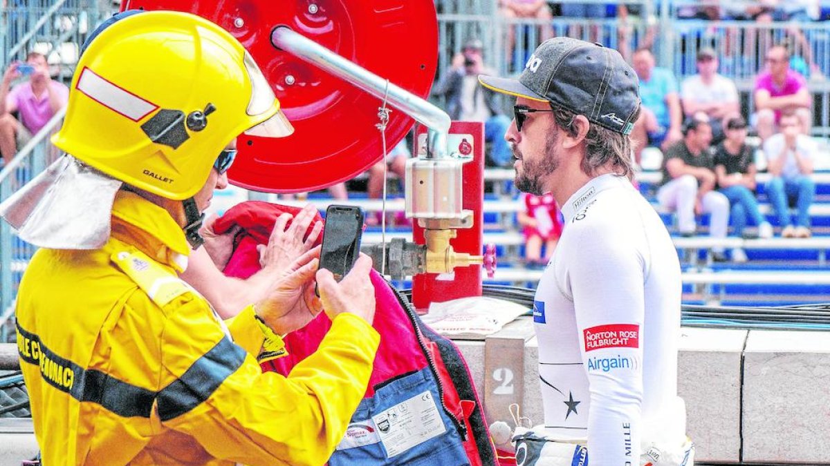 Alonso, mejor tiempo en Le Mans
