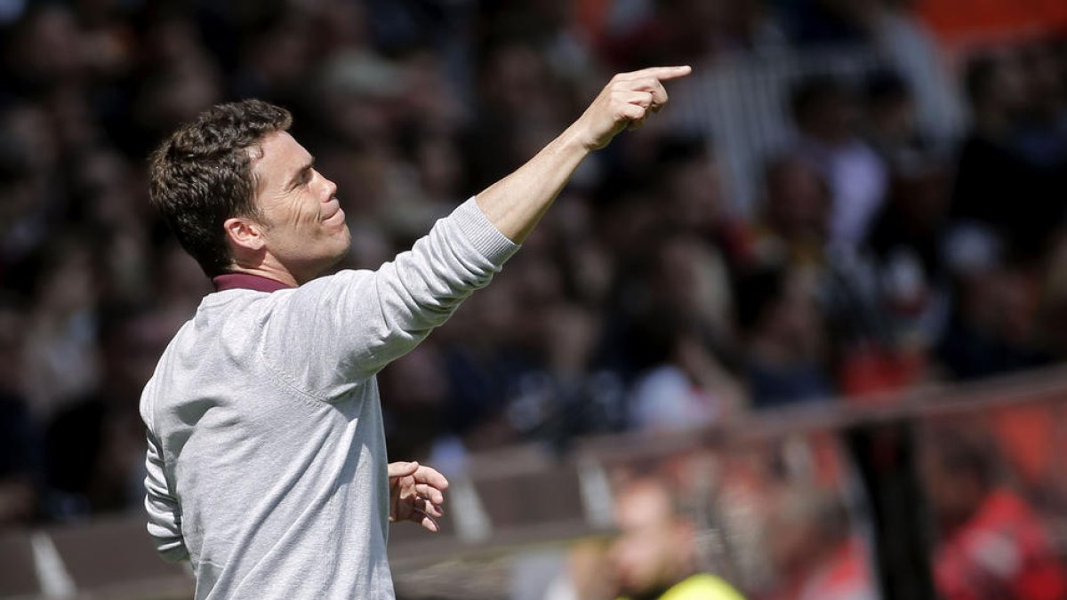 Rubi ha ascendido esta temporada al Huesca a Primera división.