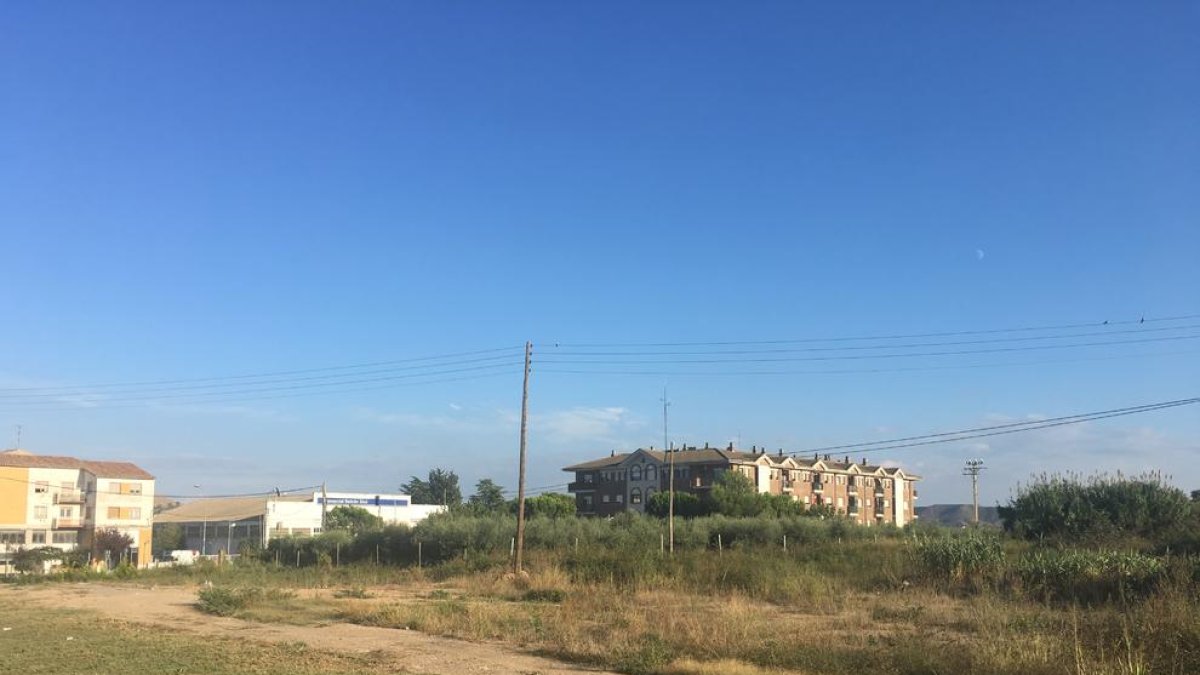 Els terrenys on s’ubicarà la nova residència.