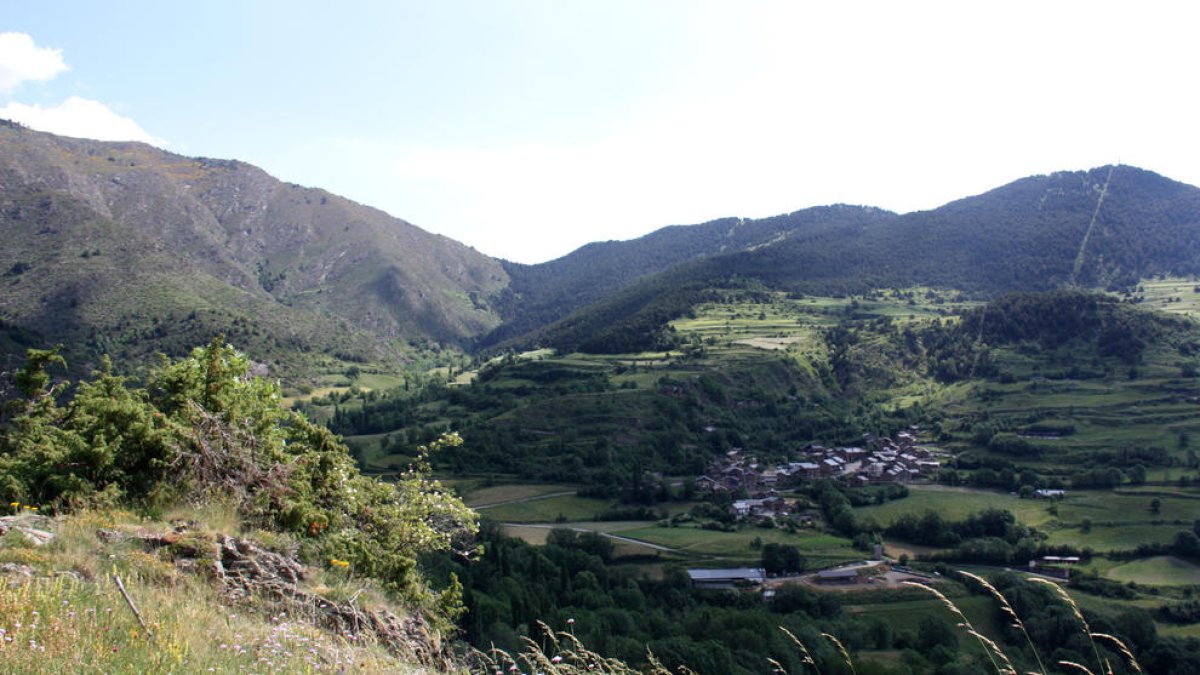 Vista de Civís, una de les zones d'ampliació del parc.