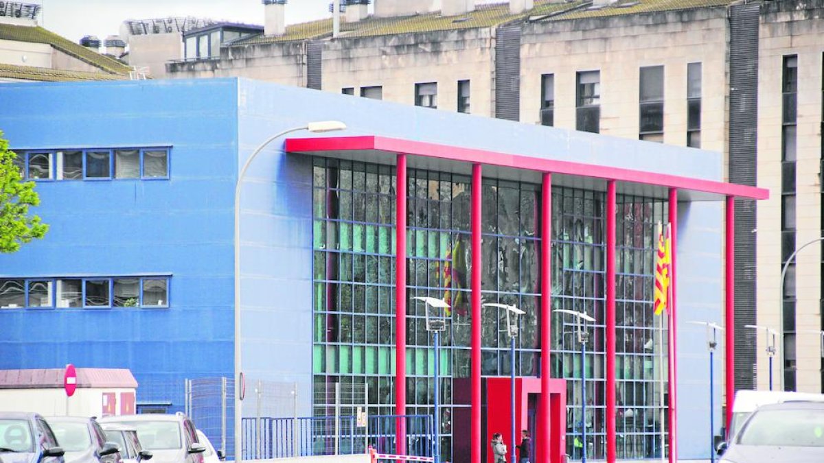 Vista de la comissaria dels Mossos d’Esquadra a Lleida.