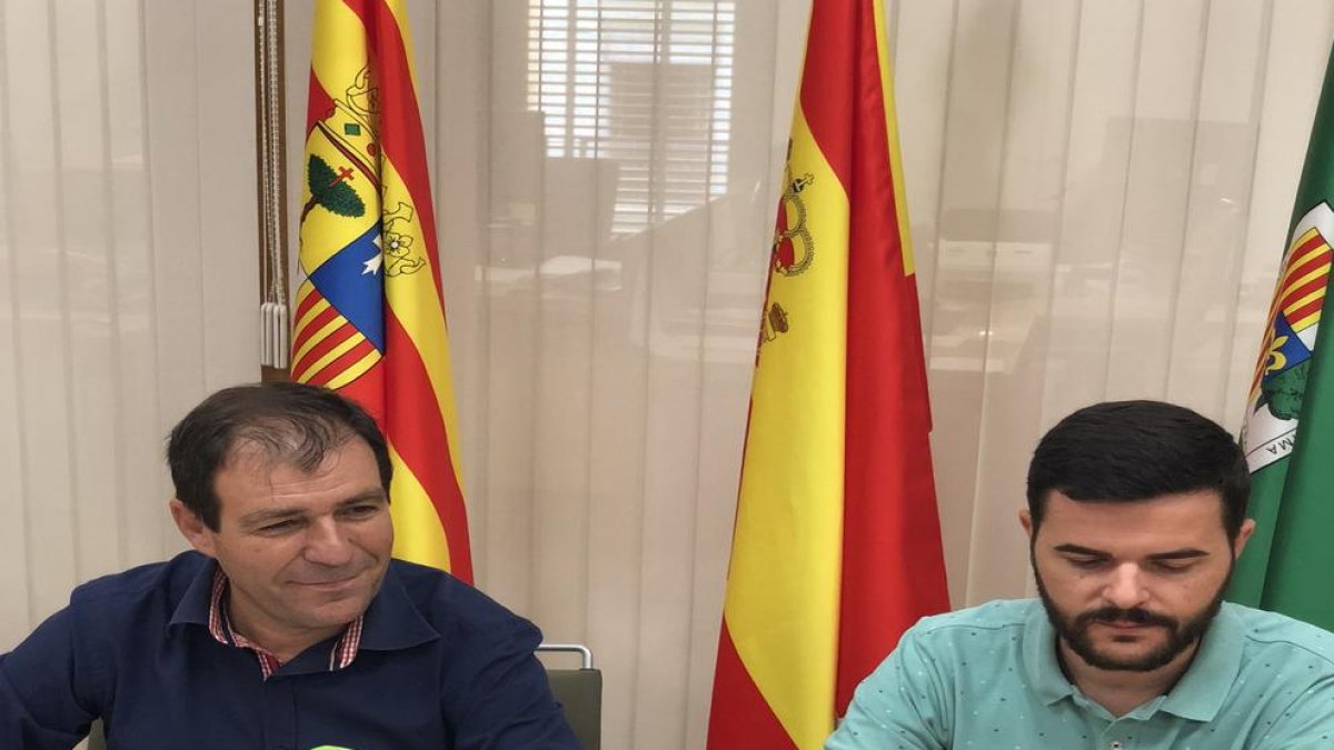 La presentació ahir de Mercocasión de Fraga.