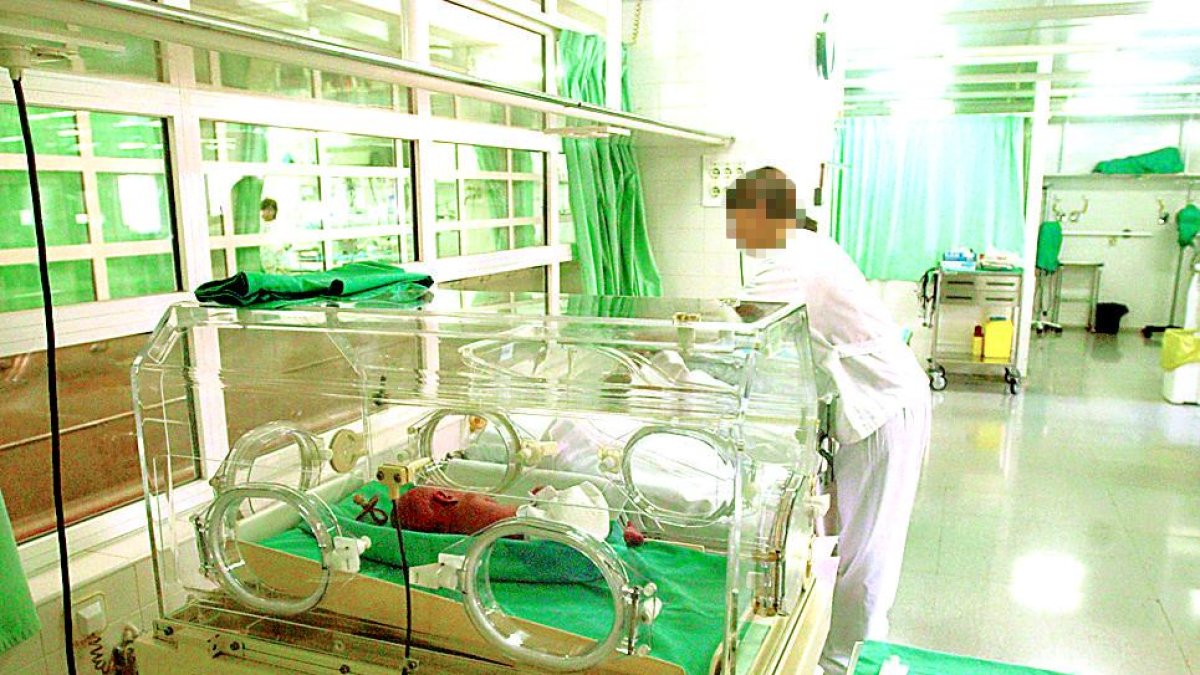Imagen de archivo de la sala de neonatos del Arnau de Vilanova.