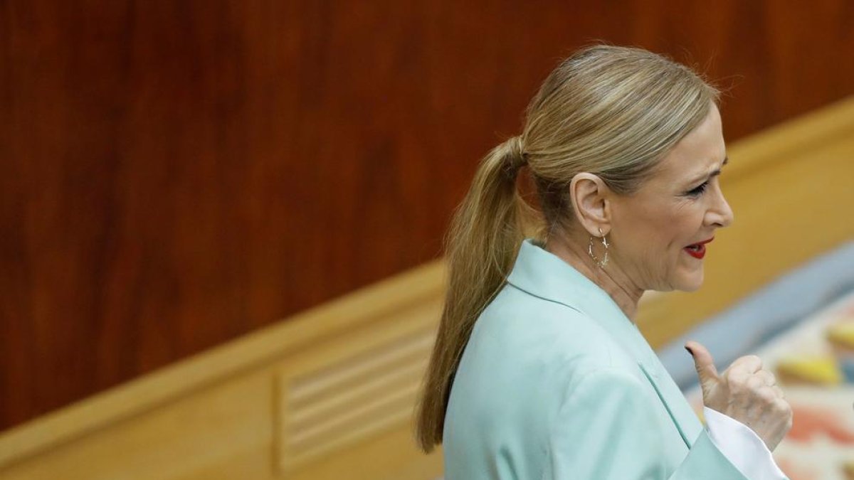La presidenta de la Comunidad de Madrid, Cristina Cifuentes.