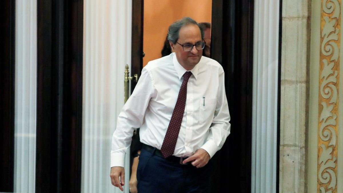 Torra manté contactes amb Torrent, JxCat i ERC per solucionar el conflicte