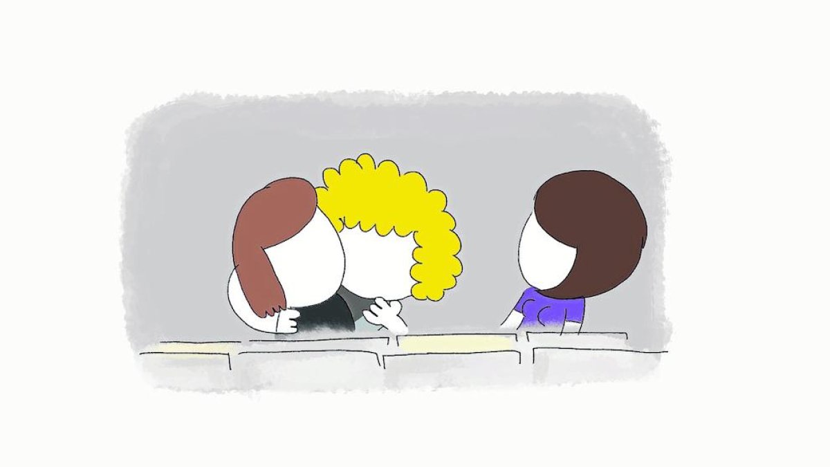 Un fotograma de la sèrie ‘Heavies tendres’, de Juanjo Sáez.