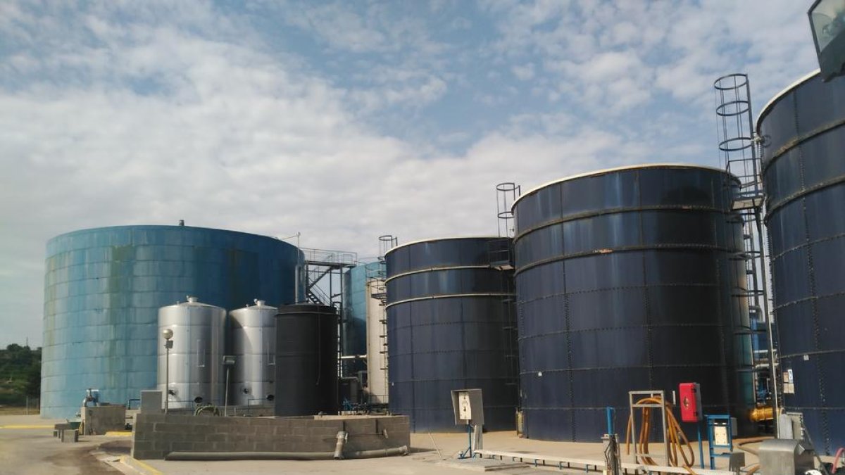 Imatge d’arxiu de la planta tancada de Tracjusa, a Juneda.