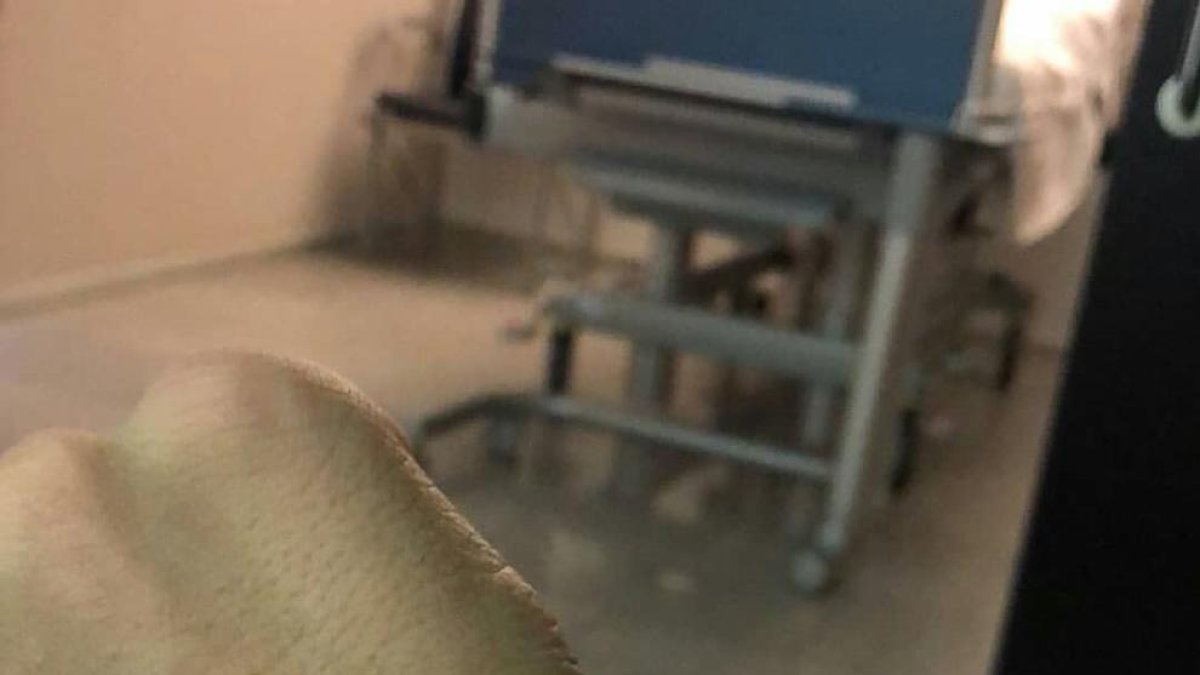 Marc colgó esta imagen en Instagram poco antes de ser operado.