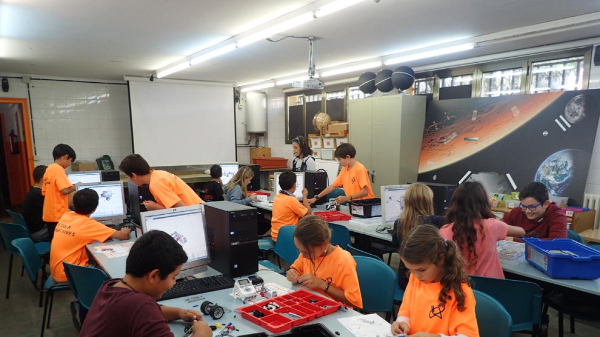 Els 402 alumnes de l’escola de l’Alt Urgell participen en el projecte.