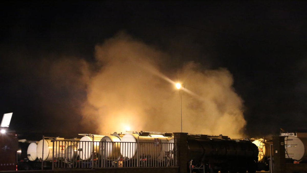 Les instal·lacions de l’empresa on va tenir lloc la fuga d’àcid clorhídric.