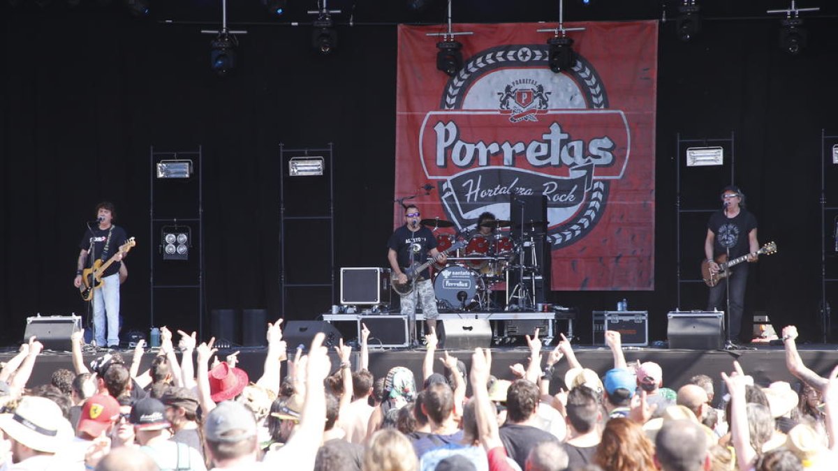 Un concert del festival Kalikenyo Rock de Juneda de l’edició de l’any passat.