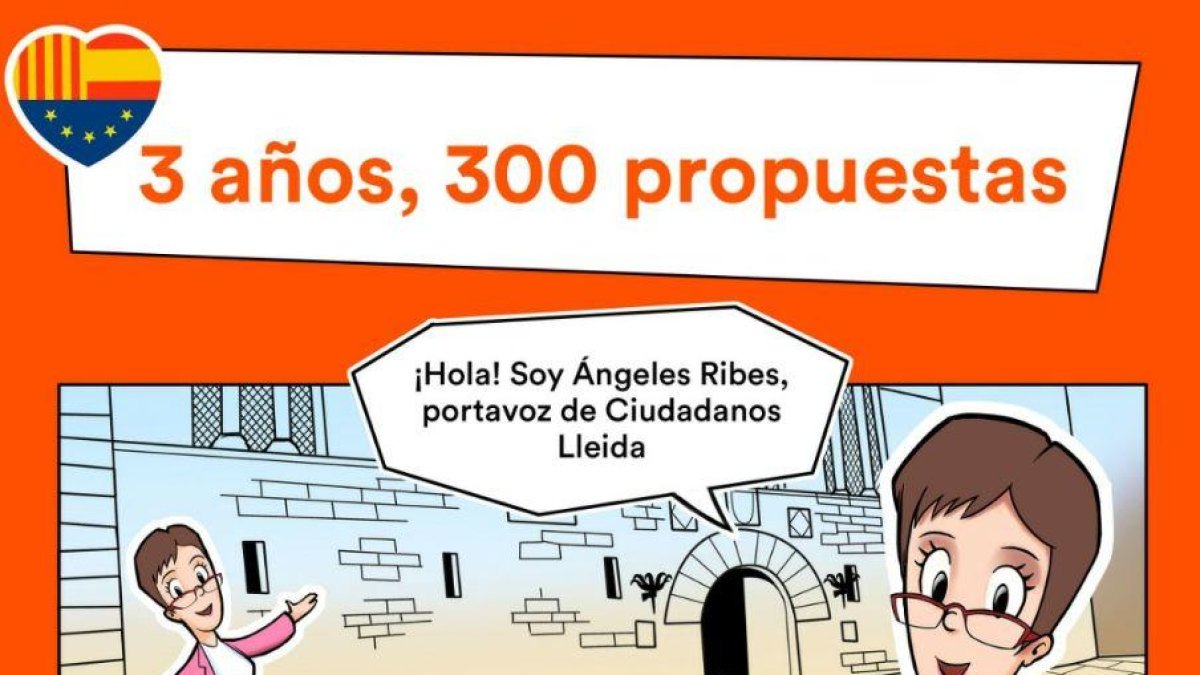 Cs ha editado 30.000 folletos para explicar a los vecinos la actividad del grupo.