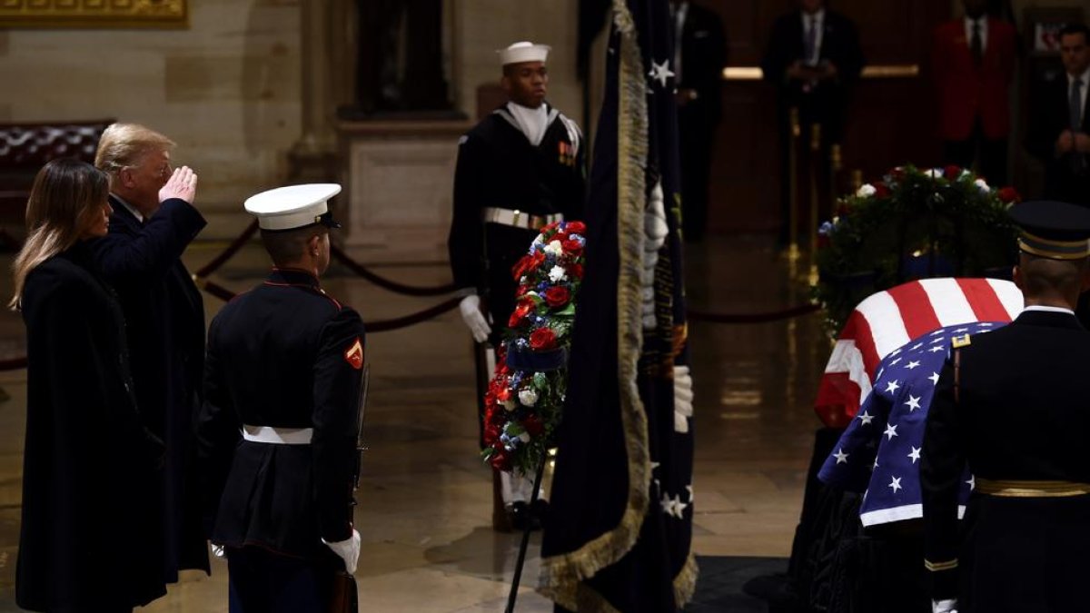 Los estadounidenses se despiden de George Bush padre
