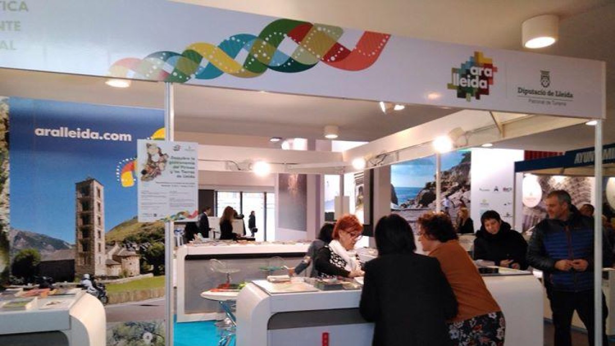 Imatge de l’estand de l’Alta Ribagorça a Navartur.