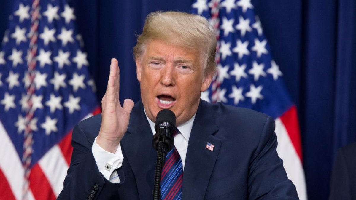 El presidente de EEUU, Donald Trump.