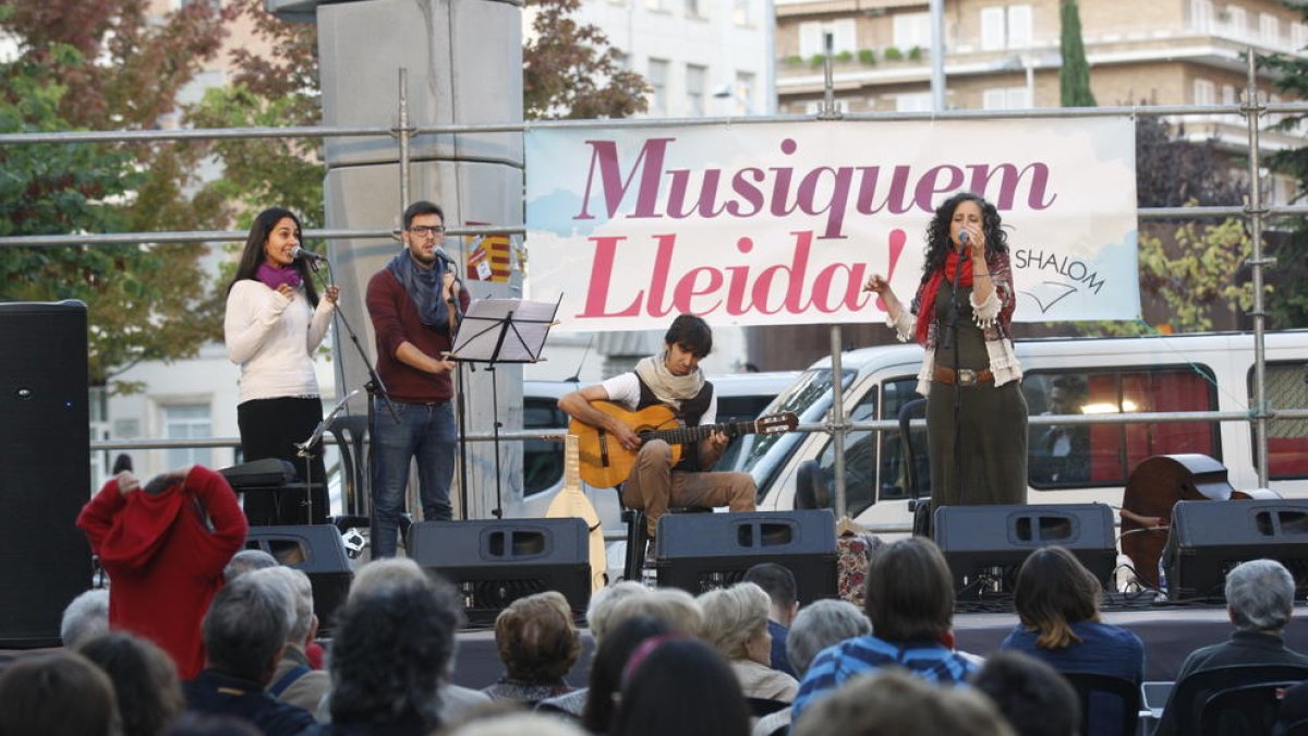 Un concert del festival l’any passat a la plaça Ricard Viñes.
