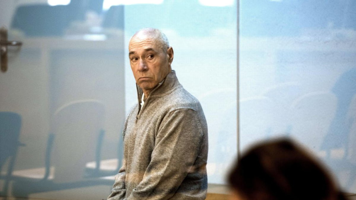 Imagen del etarra Santi Potros en un juicio.