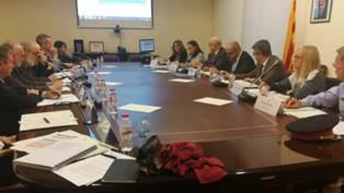 La reunió de la Comissió de Policia de Catalunya.