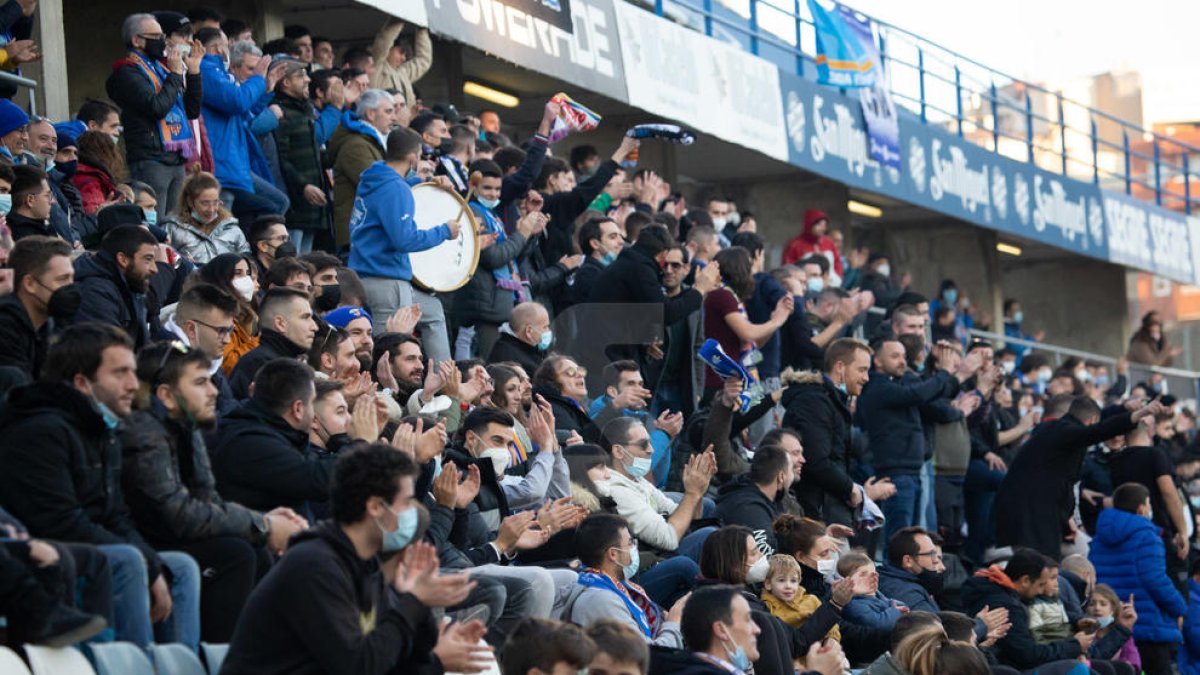 La grada del Camp d'Esports