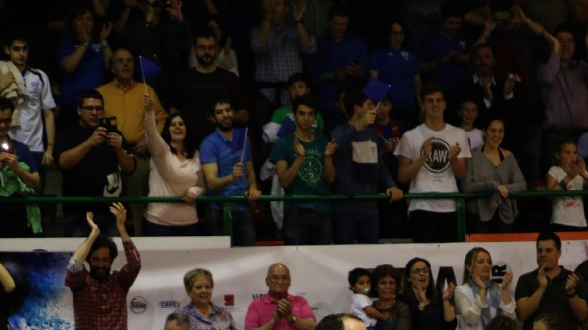 Andreu Tomàs, celebrando el título de la Copa CERS.