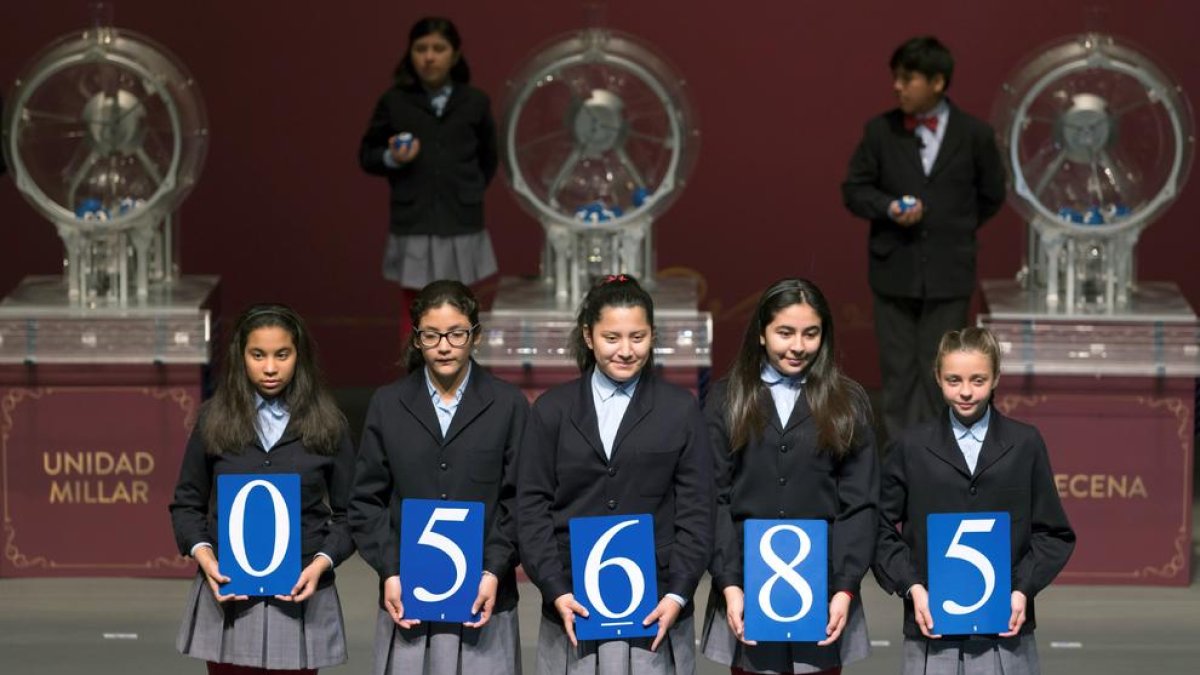 El número 05.685, primer premi d'El Nen'