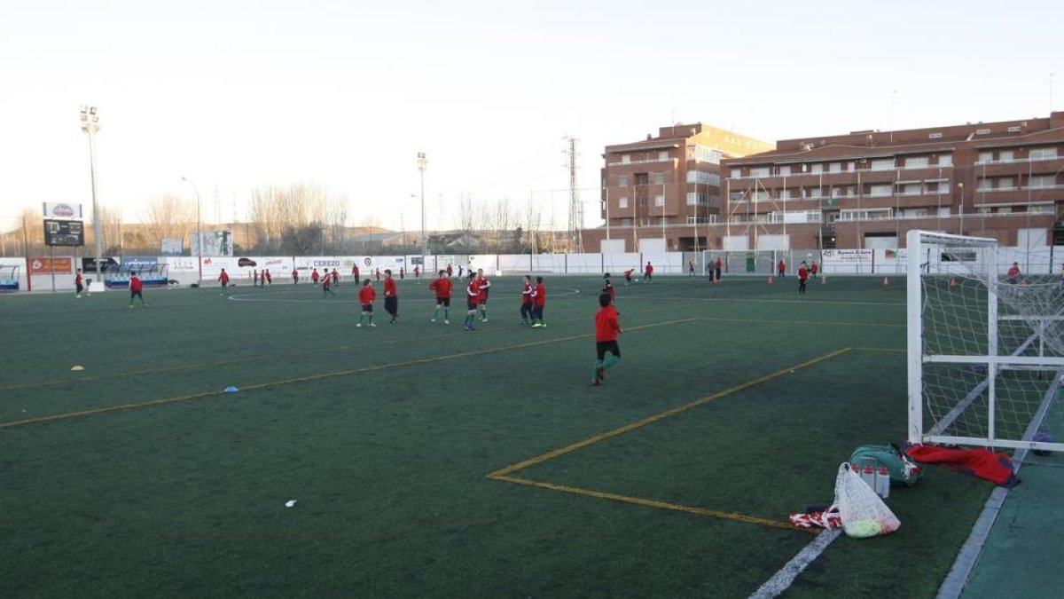 Imatge d'arxiu del camp de futbol de la Bordeta.