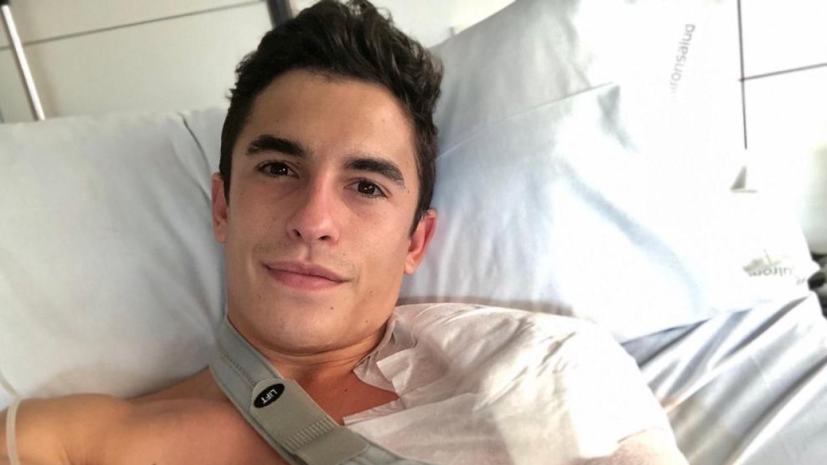 Marc Màrquez va penjar aquesta foto a Twitter.