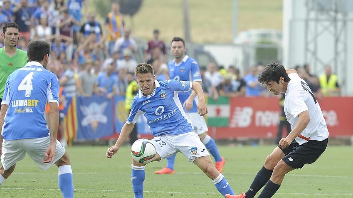 Marc Martínez, amb el Lleida Esportiu