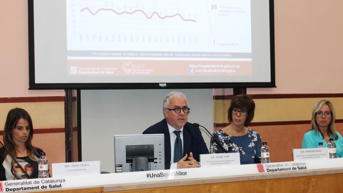 Creix un 8,6% el nombre de trasplantaments a Catalunya fins el maig