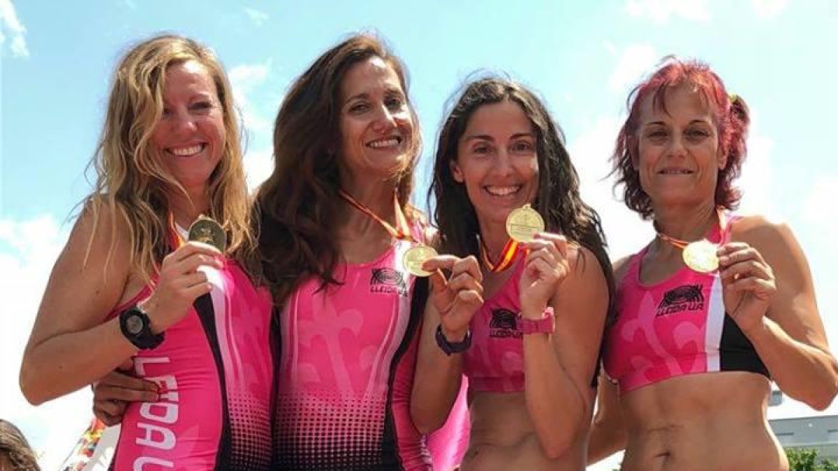 Yolanda Cebrián, del Lleida UA, triple campiona d’Espanya màster