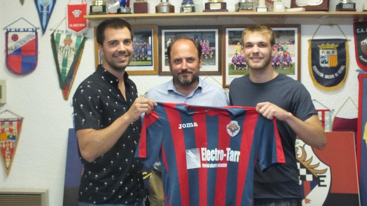 El Tàrrega va presentar ahir Lluís Clop i Sergi Solé.