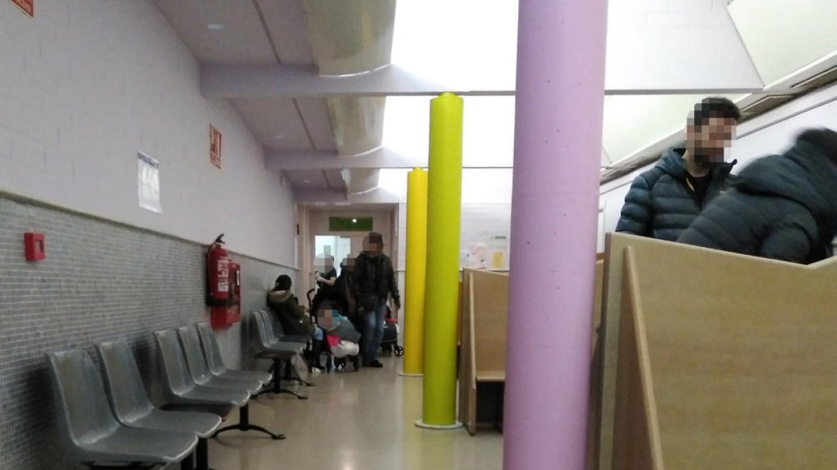La zona de consultes pediàtriques en un Centre d’Atenció Primària de la capital del Segrià.