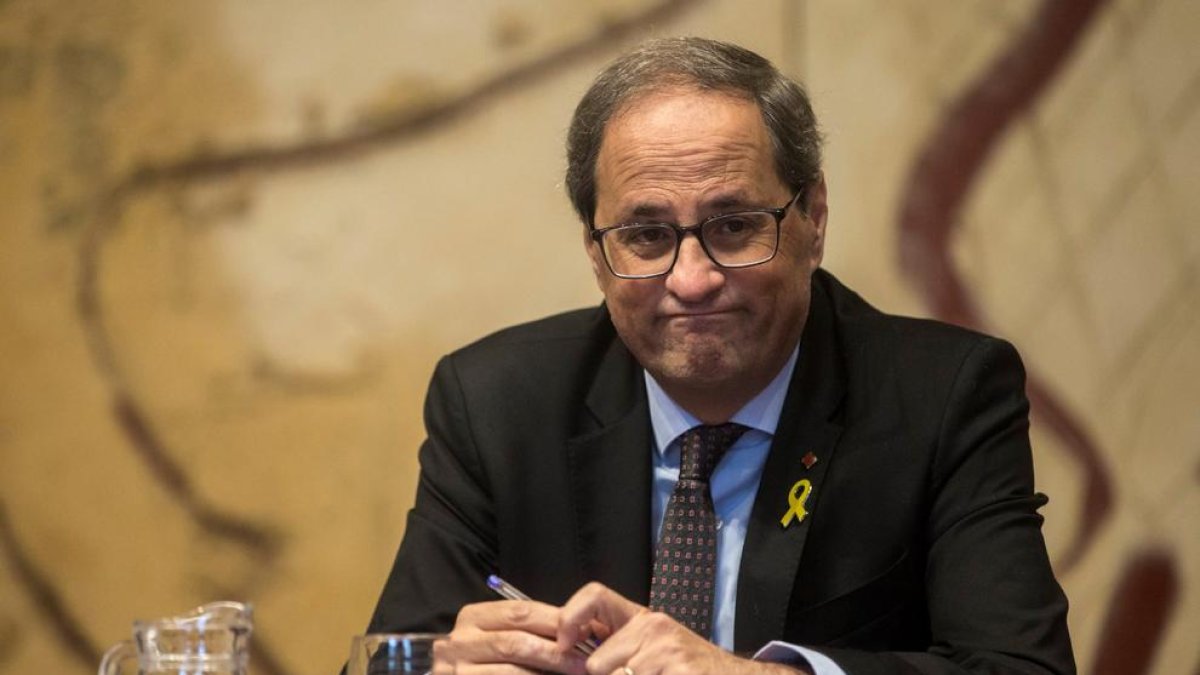 Torra demana per sorpresa comparèixer demà al Parlament pel cas 'procés'