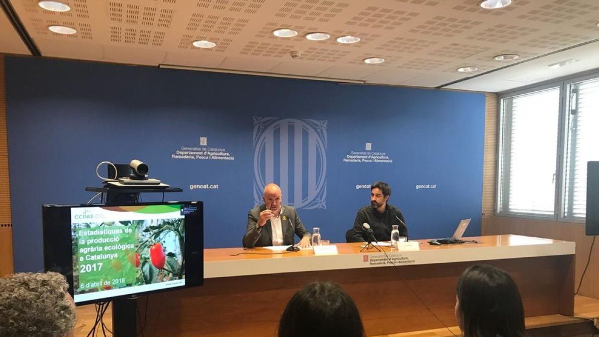 Catalunya dobla la superfície de producció ecològica en cinc anys