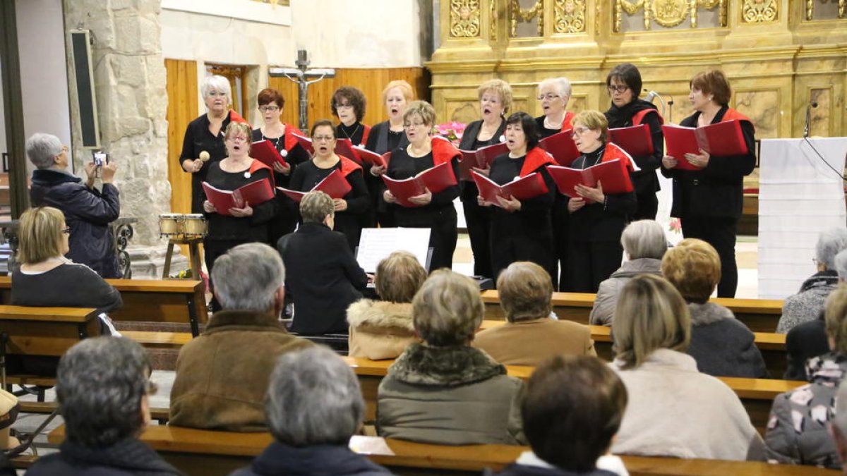 La actuación de Ressó de l’Albada en El Palau d’Anglesola.