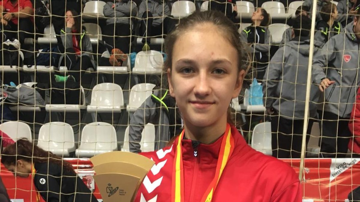 Katy Tyaglyay es proclama campiona d’Espanya d’handbol