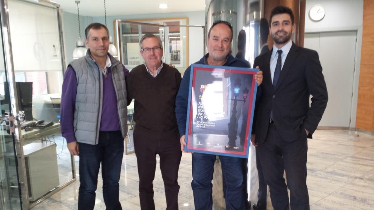 Jordi Torres, Claudio Bosch, Jaume Ribera y Josep Ramon Noró presentaron la jornada festiva.