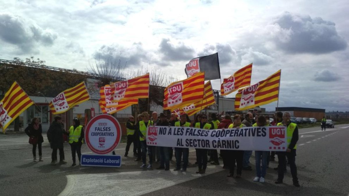 Protesta de UGT contra las